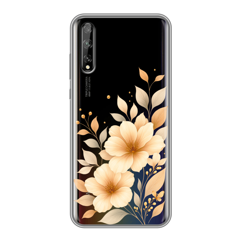 Силиконовый чехол на Huawei Y8p с принтом для девушки Силиконовый чехол на Huawei Y8p с принтом для девушки