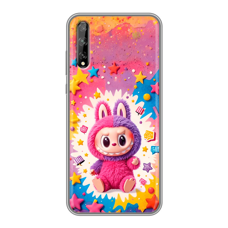 Силиконовый чехол на Huawei Y8p с принтом Labubu Лабубу Силиконовый чехол на Huawei Y8p с принтом Labubu Лабубу