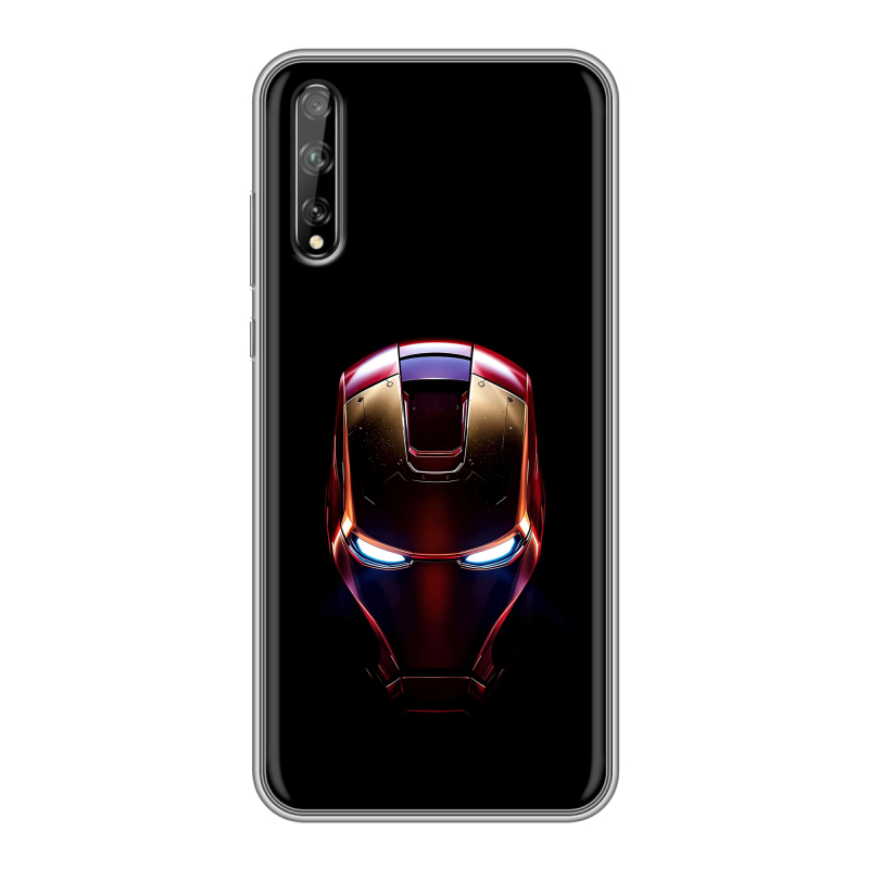 Пластиковый чехол на Huawei Y8p с принтом IronMan Железный человек Пластиковый чехол на Huawei Y8p с принтом IronMan Железный человек