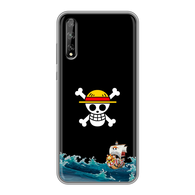 Силиконовый чехол на Huawei Y8p с принтом One Piece Ван Пис Силиконовый чехол на Huawei Y8p с принтом One Piece Ван Пис