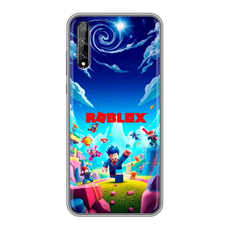 Силиконовый чехол на Huawei Y8p с принтом Roblox Роблокс Силиконовый чехол на Huawei Y8p с принтом Roblox Роблокс