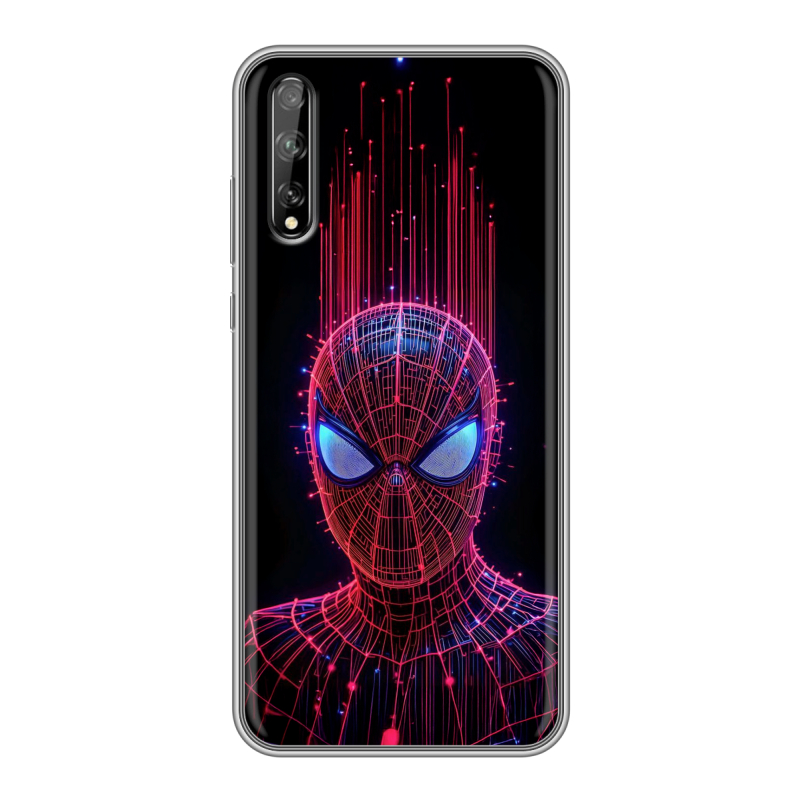 Пластиковый чехол на Huawei Y8p с принтом Spiderman Человек паук Пластиковый чехол на Huawei Y8p с принтом Spiderman Человек паук