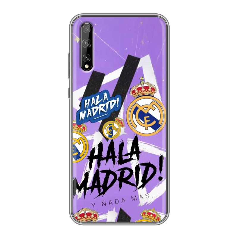 Силиконовый противоударный чехол на Huawei Y8p с принтом Real Madrid Реал Мадрид Силиконовый противоударный чехол на Huawei Y8p с принтом Real Madrid Реал Мадрид