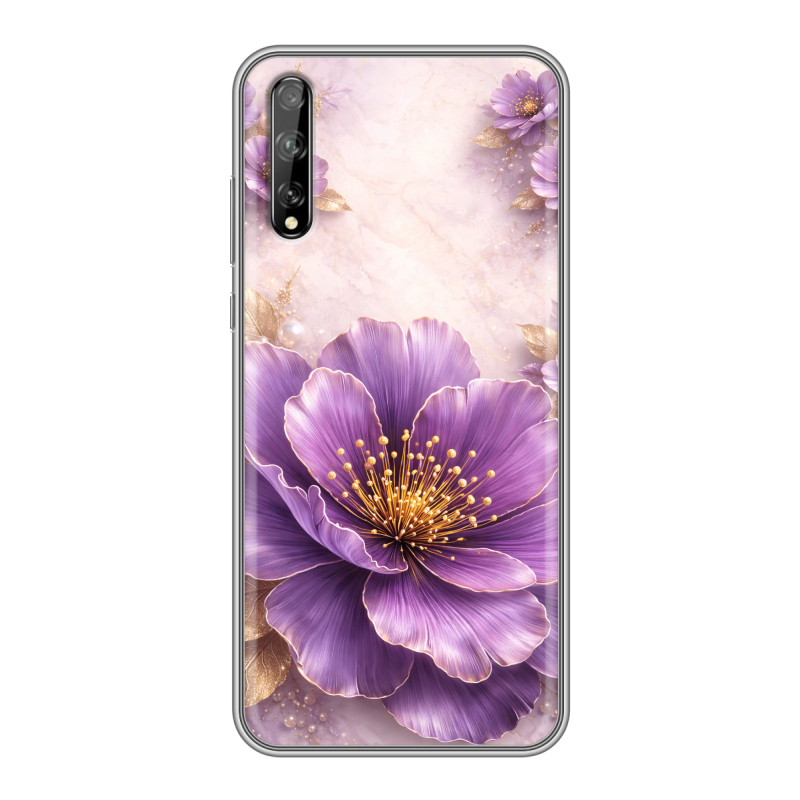 Силиконовый чехол на Huawei Y8p с принтом женский Силиконовый чехол на Huawei Y8p с принтом женский