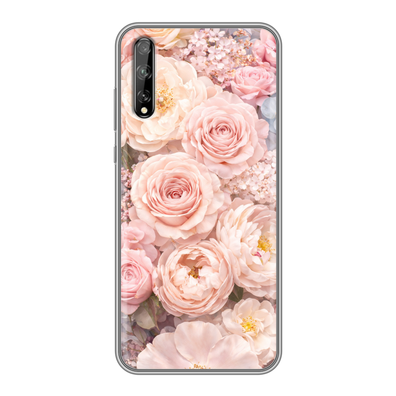 Силиконовый чехол на Huawei Y8p с принтом женский Силиконовый чехол на Huawei Y8p с принтом женский
