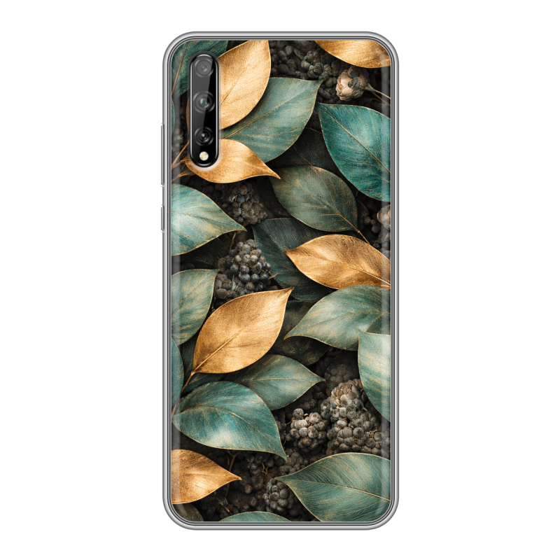 Силиконовый противоударный чехол на Huawei Y8p с принтом женский Силиконовый противоударный чехол на Huawei Y8p с принтом женский