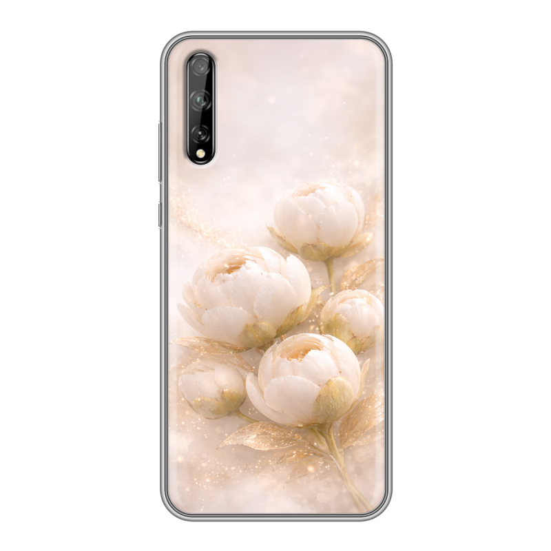 Силиконовый противоударный чехол на Huawei Y8p с принтом женский Силиконовый противоударный чехол на Huawei Y8p с принтом женский