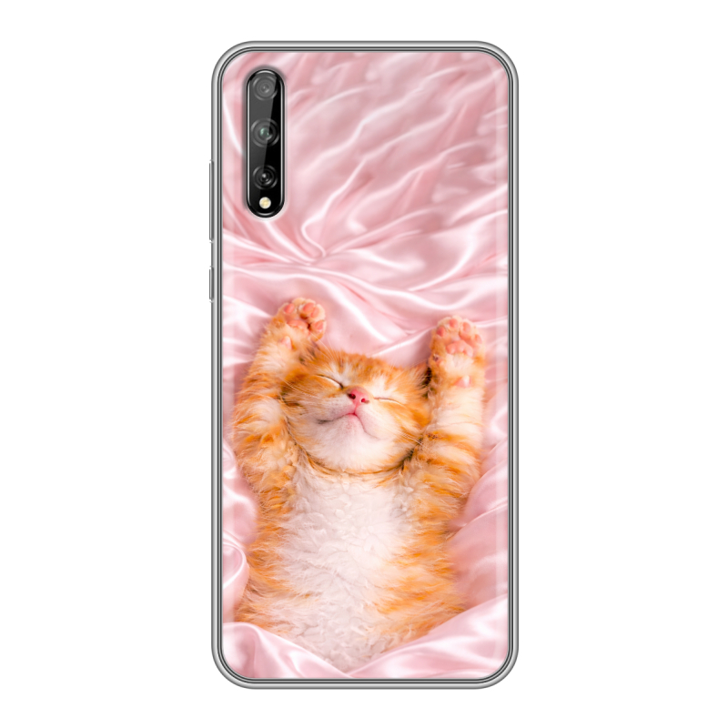Силиконовый чехол на Huawei Y8p с принтом женский Силиконовый чехол на Huawei Y8p с принтом женский