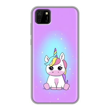 Силиконовый чехол на Huawei Y5p с принтом Единорог Силиконовый чехол на Huawei Y5p с принтом Единорог