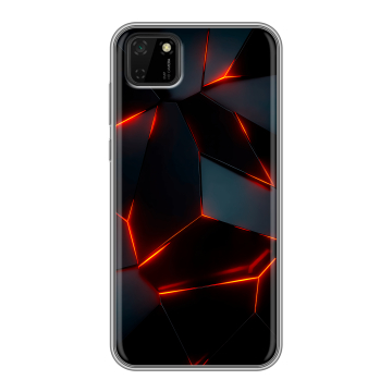 Силиконовый чехол на Huawei Y5p с принтом Яркие абстракции Силиконовый чехол на Huawei Y5p с принтом Яркие абстракции