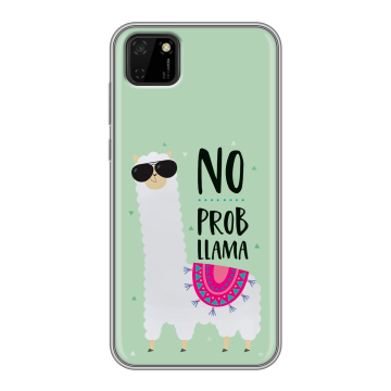 Силиконовый чехол на Huawei Y5p с принтом Лама Силиконовый чехол на Huawei Y5p с принтом Лама