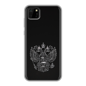 Силиконовый чехол на Huawei Y5p с принтом Герб России Силиконовый чехол на Huawei Y5p с принтом Герб России