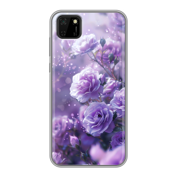 Силиконовый чехол на Huawei Y5p с принтом Розы цветы