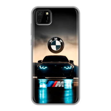 Силиконовый чехол на Huawei Y5p с принтом БМВ BMW