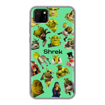 Силиконовый чехол на Huawei Y5p с принтом Шрек Shrek