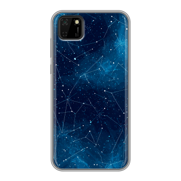 Силиконовый чехол на Huawei Y5p с принтом Космос звезды