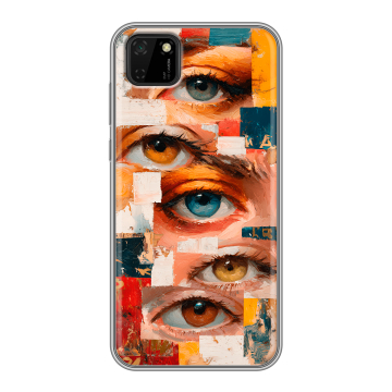 Силиконовый чехол на Huawei Y5p с принтом Модный принт