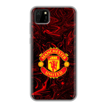Силиконовый чехол на Huawei Y5p с принтом Manchester United Силиконовый чехол на Huawei Y5p с принтом Manchester United