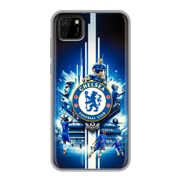 Силиконовый чехол на Huawei Y5p с принтом Chelsea Челси Силиконовый чехол на Huawei Y5p с принтом Chelsea Челси