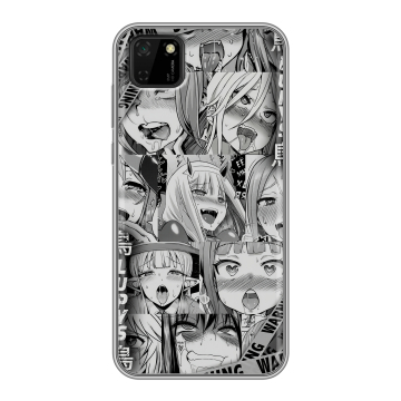 Силиконовый чехол на Huawei Y5p с принтом Ahegao Ахегао Аниме Силиконовый чехол на Huawei Y5p с принтом Ahegao Ахегао Аниме
