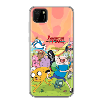 Силиконовый чехол на Huawei Y5p с принтом Adventure time Время приключений Силиконовый чехол на Huawei Y5p с принтом Adventure time Время приключений
