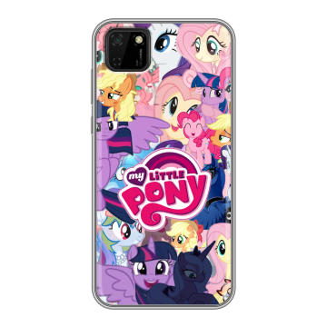 Силиконовый чехол на Huawei Y5p с принтом My little pony Дружба чудо Силиконовый чехол на Huawei Y5p с принтом My little pony Дружба чудо