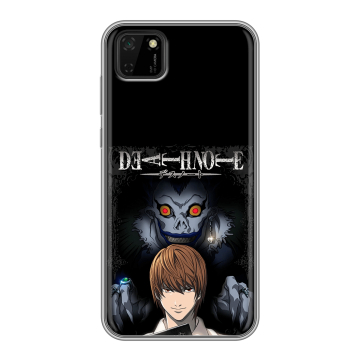 Силиконовый чехол на Huawei Y5p с принтом Death note Тетрадь смерти Силиконовый чехол на Huawei Y5p с принтом Death note Тетрадь смерти