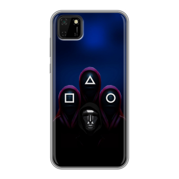 Силиконовый чехол на Huawei Y5p с принтом Игра Кальмара
