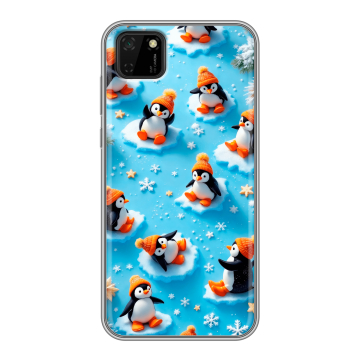 Силиконовый чехол на Huawei Y5p с принтом Новый год