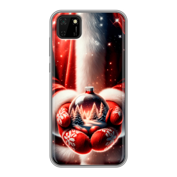 Силиконовый чехол на Huawei Y5p с принтом Новый год