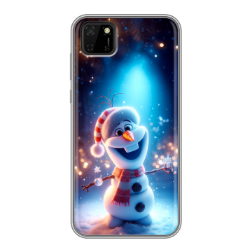 Силиконовый чехол на Huawei Y5p с принтом Новый год