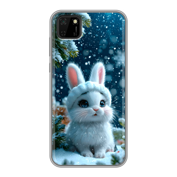 Силиконовый чехол на Huawei Y5p с принтом Новый год