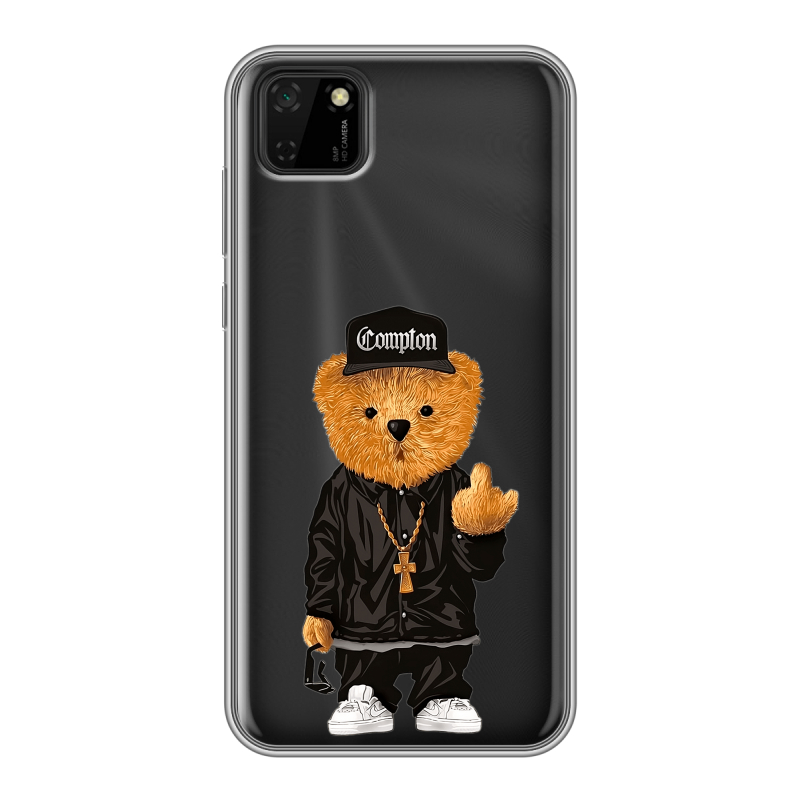 Силиконовый чехол на Huawei Y5p с принтом Мишка Силиконовый чехол на Huawei Y5p с принтом Мишка