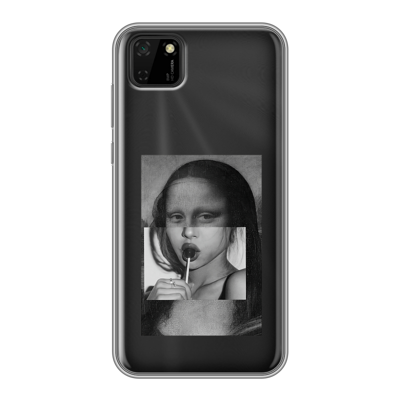 Силиконовый чехол на Huawei Y5p с принтом Мона Лиза Силиконовый чехол на Huawei Y5p с принтом Мона Лиза