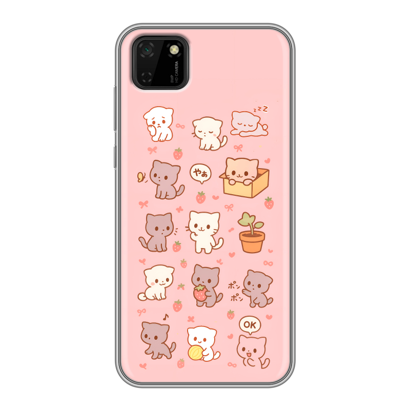 Силиконовый чехол на Huawei Y5p с принтом Hello Kitty Хелоу Кити Силиконовый чехол на Huawei Y5p с принтом Hello Kitty Хелоу Кити