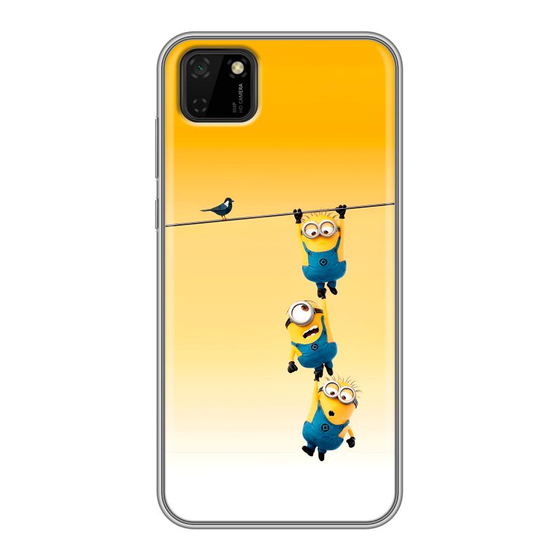 Силиконовый чехол на Huawei Y5p с принтом Миньоны Силиконовый чехол на Huawei Y5p с принтом Миньоны