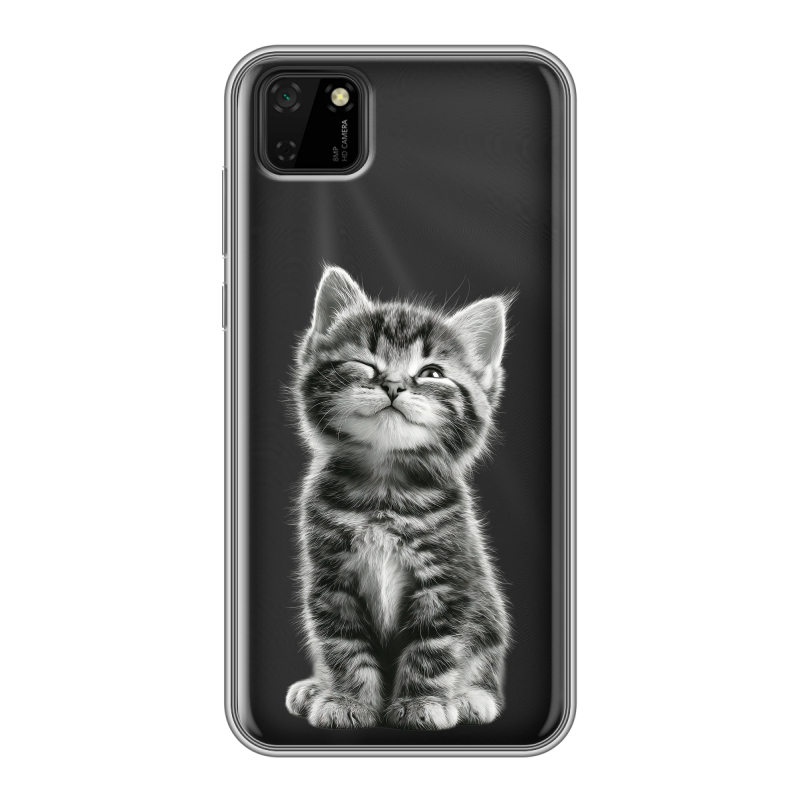 Силиконовый чехол на Huawei Y5p с принтом Котенок Силиконовый чехол на Huawei Y5p с принтом Котенок