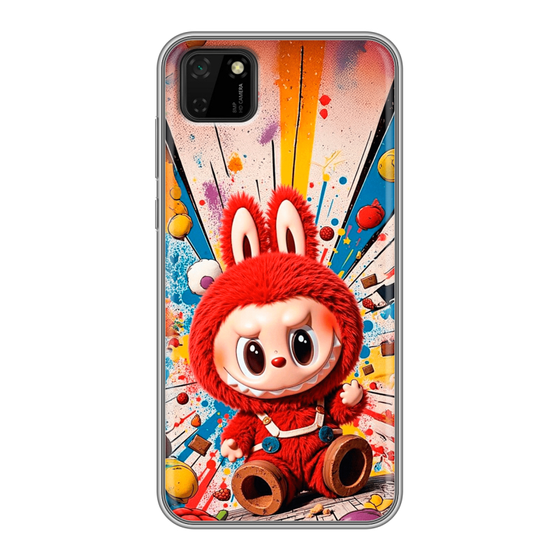 Силиконовый чехол на Huawei Y5p с принтом Labubu Лабубу Силиконовый чехол на Huawei Y5p с принтом Labubu Лабубу