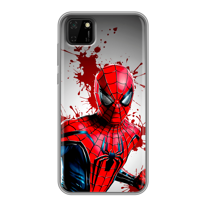 Силиконовый чехол на Huawei Y5p с принтом Spiderman Человек паук Силиконовый чехол на Huawei Y5p с принтом Spiderman Человек паук