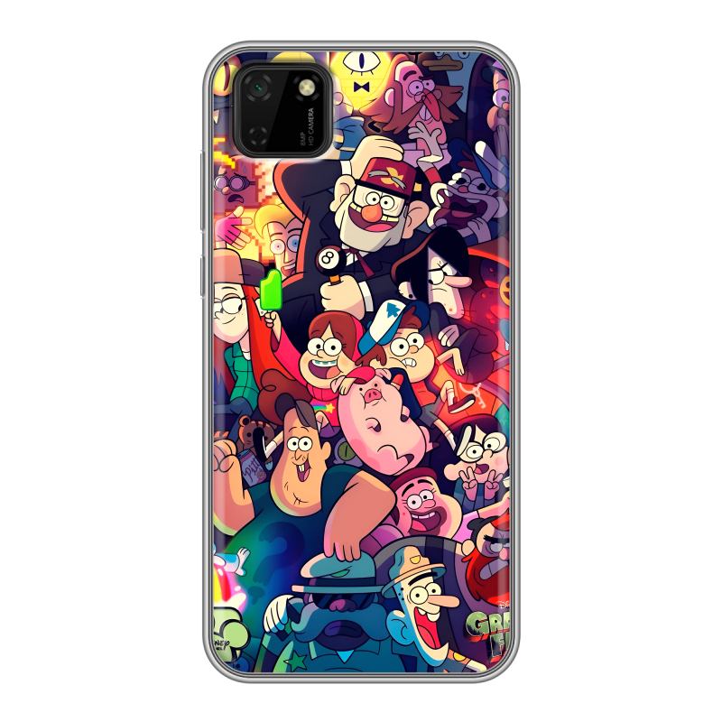 Силиконовый противоударный чехол на Huawei Y5p с принтом Gravity Falls Гравити Фолз Силиконовый противоударный чехол на Huawei Y5p с принтом Gravity Falls Гравити Фолз