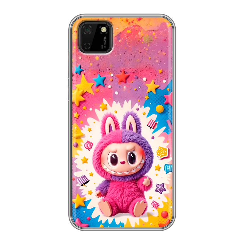 Силиконовый чехол на Huawei Y5p с принтом Labubu Лабубу Силиконовый чехол на Huawei Y5p с принтом Labubu Лабубу