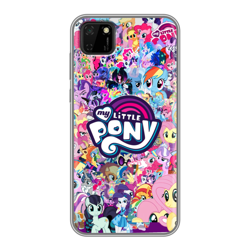 Силиконовый чехол на Huawei Y5p с принтом My little pony Дружба чудо Силиконовый чехол на Huawei Y5p с принтом My little pony Дружба чудо