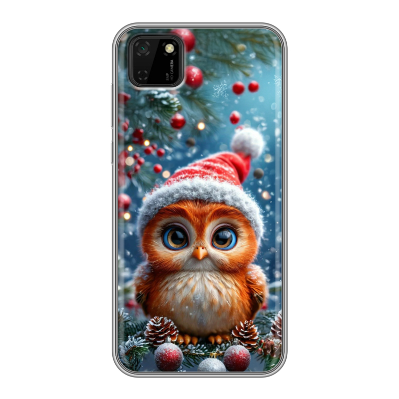 Силиконовый чехол на Huawei Y5p с принтом Новый год Силиконовый чехол на Huawei Y5p с принтом Новый год