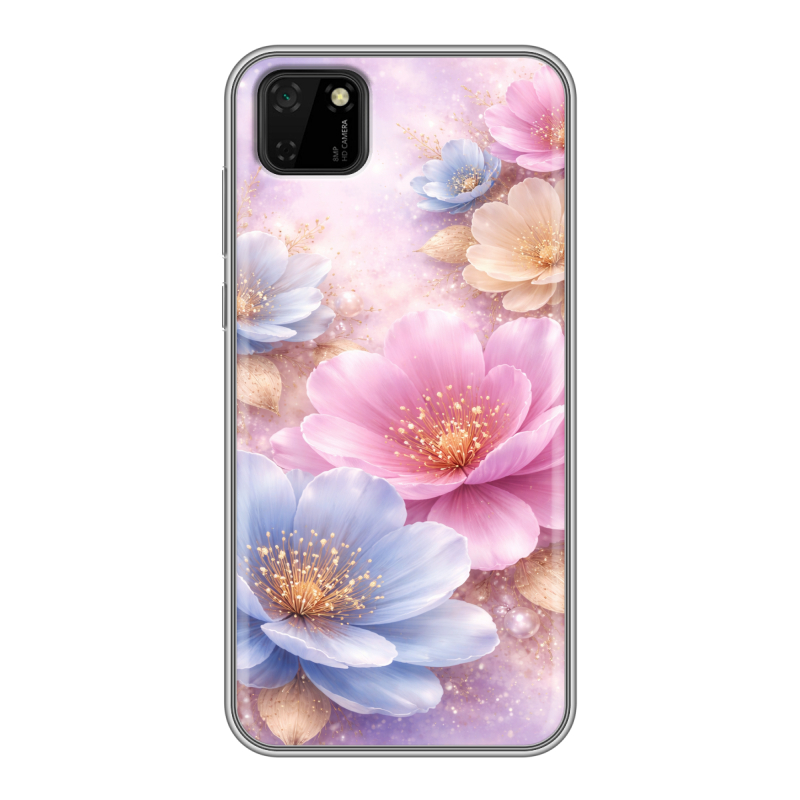 Силиконовый чехол на Huawei Y5p с принтом женский Силиконовый чехол на Huawei Y5p с принтом женский
