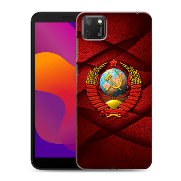 Силиконовый чехол на Huawei Honor 9S с принтом Герб СССР Силиконовый чехол на Huawei Honor 9S с принтом Герб СССР