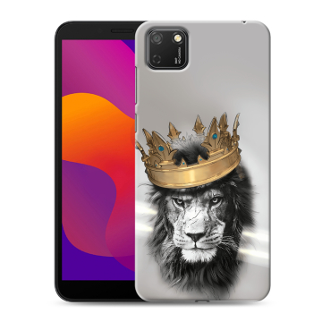 Силиконовый чехол на Huawei Honor 9S с принтом Лев с короной Силиконовый чехол на Huawei Honor 9S с принтом Лев с короной