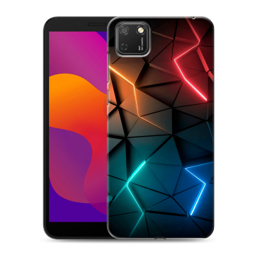 Силиконовый чехол на Huawei Honor 9S с принтом Абстракция неон Силиконовый чехол на Huawei Honor 9S с принтом Абстракция неон