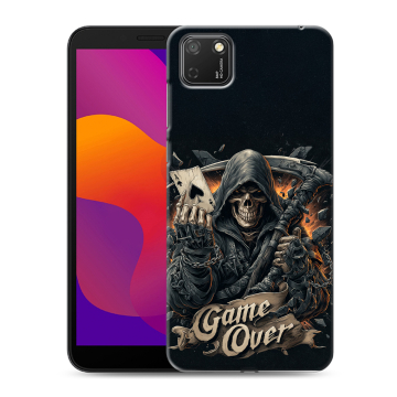 Силиконовый чехол на Huawei Honor 9S с принтом Скелет карты Силиконовый чехол на Huawei Honor 9S с принтом Скелет карты