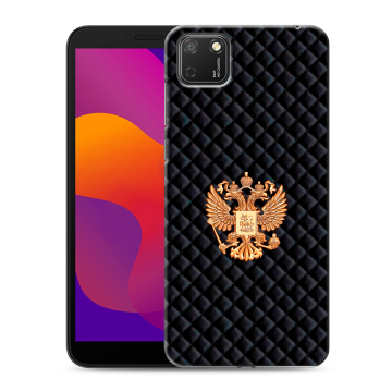 Силиконовый чехол на Huawei Honor 9S с принтом Герб России принт Силиконовый чехол на Huawei Honor 9S с принтом Герб России принт