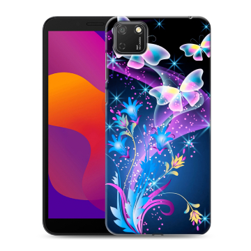 Силиконовый чехол на Huawei Honor 9S с принтом Бабочки Силиконовый чехол на Huawei Honor 9S с принтом Бабочки